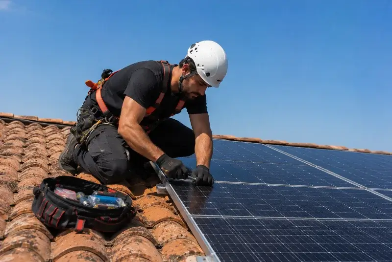 Maintenance et monitoring de panneaux solaires à Emmerin