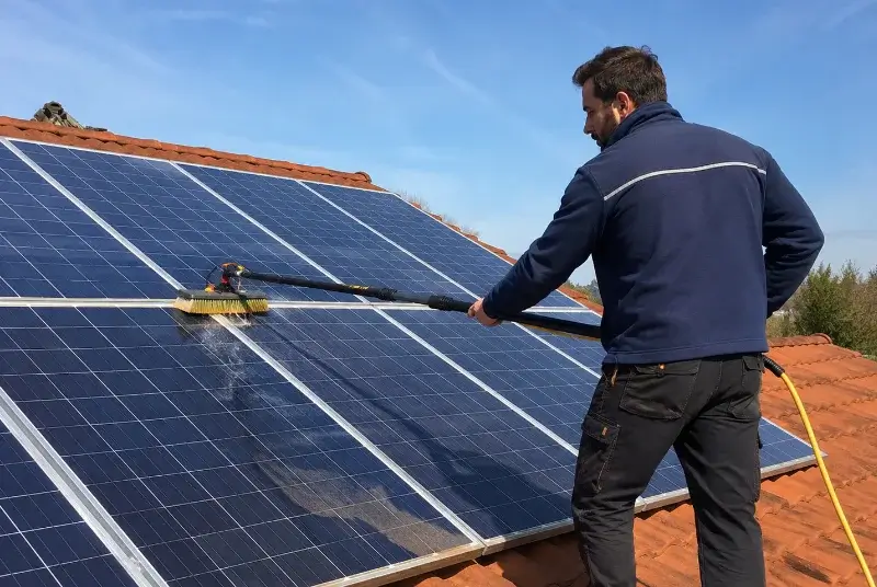 Nettoyage et entretien de panneaux solaires à Emmerin